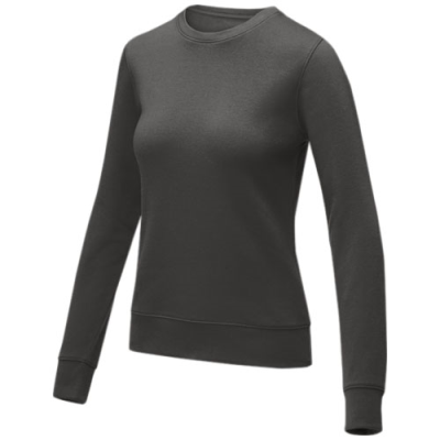 ZENON WOMEN’S CREW NECK SWEATER in Storm Grey