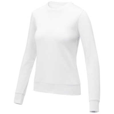 ZENON WOMEN’S CREW NECK SWEATER in White