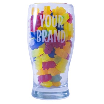 CUSTOM LOGO PINT GLASS - 250G