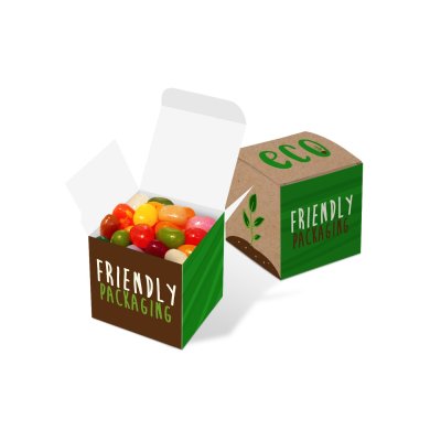 ECO MINI CUBE BOX OF JELLY BEANS FACTORY®