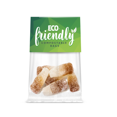 ECO RANGE - ECO INFO CARD - FIZZY COLA BOTTLES - 20G