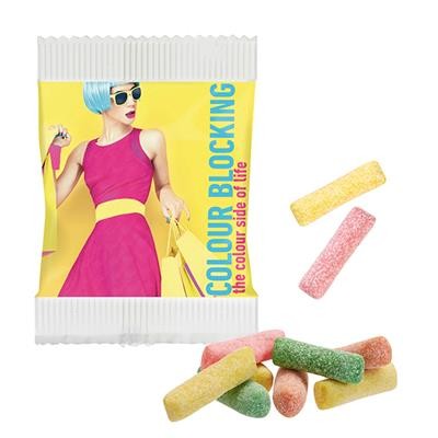 MINI HITSCHIES CHEW CANDIES SOUR MIX in Paper Bag