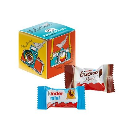 MINI PROMO-CUBE with Kinder Chocolate Mini & Kinder Bueno Mini, From Ferrero