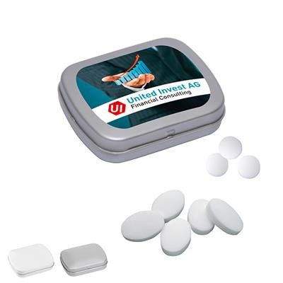 MINI TIN with Hinged Lid with Peppermint Pastilles