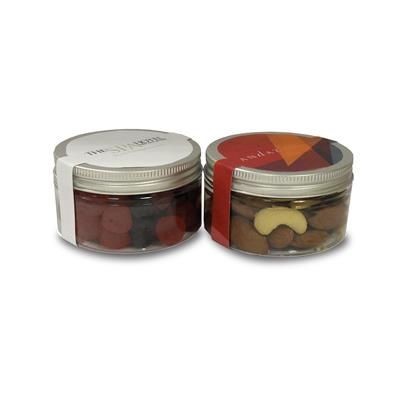 SMALL CLEAR TRANSPARENT SWEETS POT