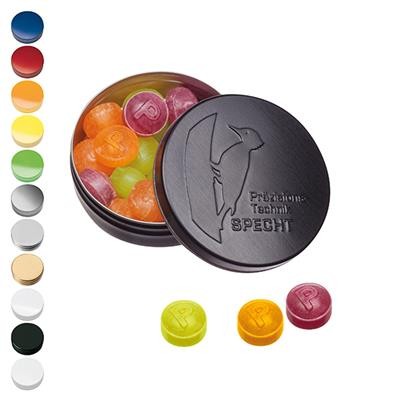 XS POCKET TIN with Embossed Lid with Pulmoll Pastilles, 16g