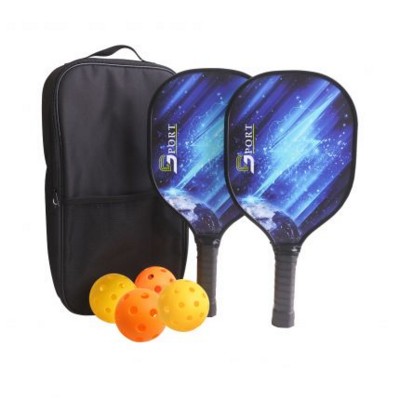 WOOD PICKLEBALL SET