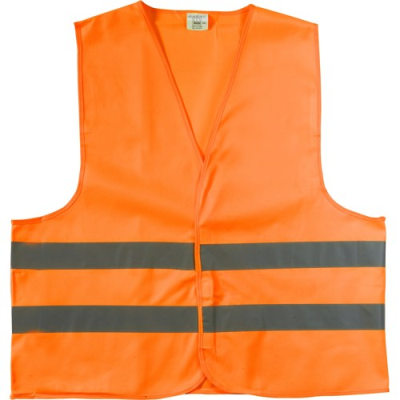 HIGH VISIBILITY SAFETY JACKET in Orange