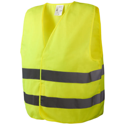 REFLECTIVE ADULT SAFETY VEST HW2 (XL) in Neon Fluorescent Yellow