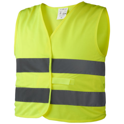 REFLECTIVE CHILDRENS SAFETY VEST HW1 (XS) in Neon Fluorescent Yellow