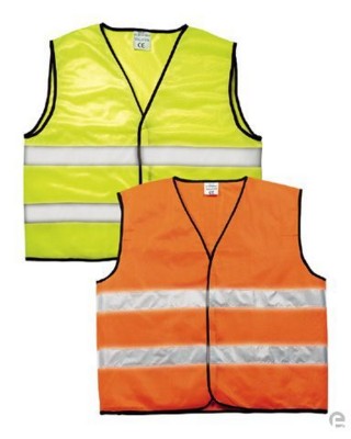 REFLECTIVE SAFETY TABARD VEST in Fluorescent Yellow