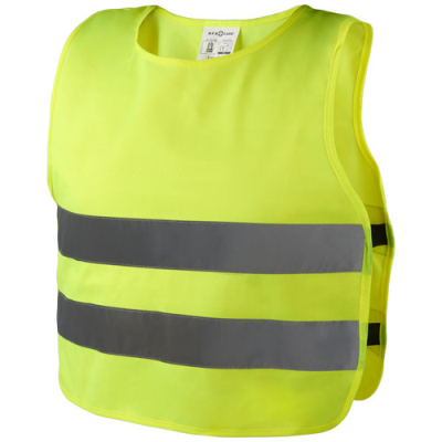 REFLECTIVE UNISEX SAFETY VEST in Neon Fluorescent Yellow