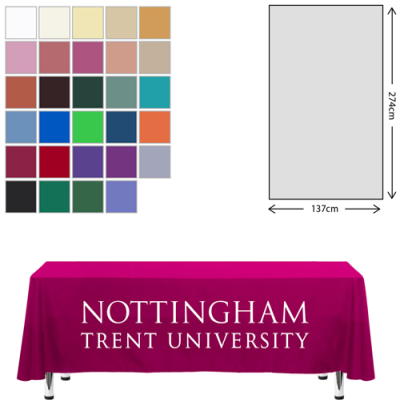 PREMIUM FABRIC TABLE CLOTH - 138X275CM (6FT TABLE - SHORT DROP)