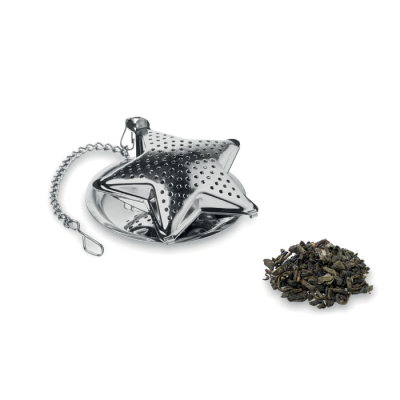 TEA FILTER in Star Shape in Silver