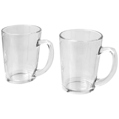 ZENI 2-PIECE TEA GLASS SET in Clear Transparent