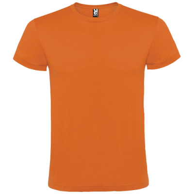 ATOMIC SHORT SLEEVE UNISEX TEE SHIRT in Orange