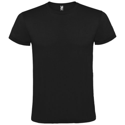 ATOMIC SHORT SLEEVE UNISEX TEE SHIRT in Solid Black