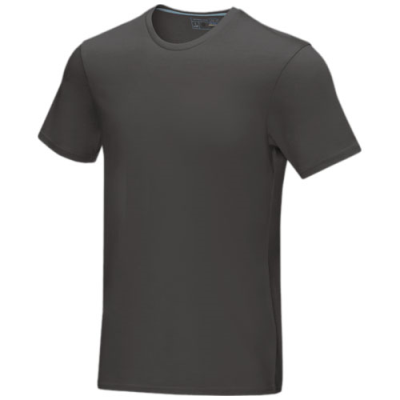 AZURITE SHORT SLEEVE MEN’S ORGANIC TEE SHIRT in Storm Grey