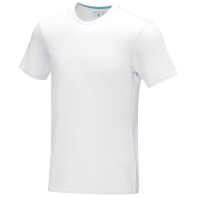 AZURITE SHORT SLEEVE MEN’S ORGANIC TEE SHIRT in White