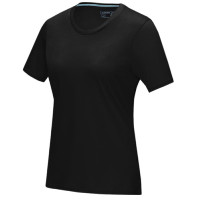 AZURITE SHORT SLEEVE WOMEN’S ORGANIC TEE SHIRT in Solid Black