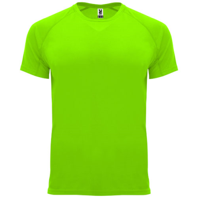 BAHRAIN SHORT SLEEVE CHILDRENS SPORTS TEE SHIRT in Fluor Green