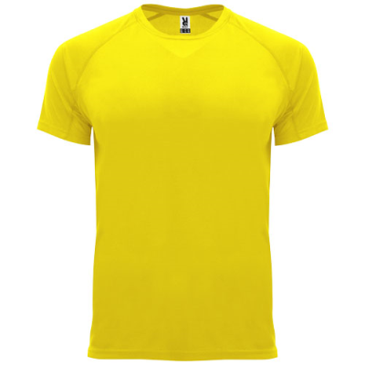 BAHRAIN SHORT SLEEVE CHILDRENS SPORTS TEE SHIRT in Yellow