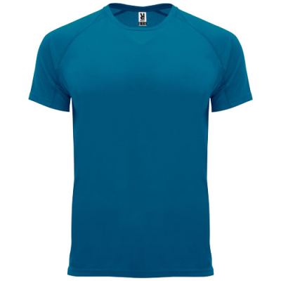 BAHRAIN SHORT SLEEVE MENS SPORTS TEE SHIRT in Moonlight Blue