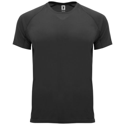 BAHRAIN SHORT SLEEVE MENS SPORTS TEE SHIRT in Solid Black