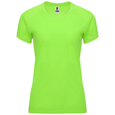 BAHRAIN SHORT SLEEVE WOMENS SPORTS TEE SHIRT in Fluor Green