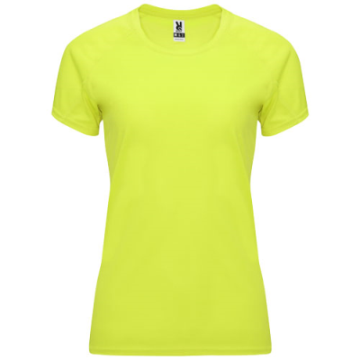 BAHRAIN SHORT SLEEVE WOMENS SPORTS TEE SHIRT in Fluor Yellow