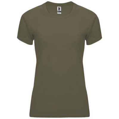 BAHRAIN SHORT SLEEVE WOMENS SPORTS TEE SHIRT in Militar Green