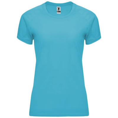 BAHRAIN SHORT SLEEVE WOMENS SPORTS TEE SHIRT in Turquois