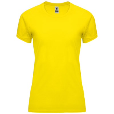 BAHRAIN SHORT SLEEVE WOMENS SPORTS TEE SHIRT in Yellow