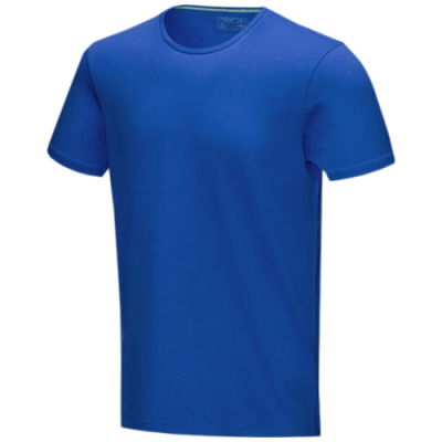 BALFOUR SHORT SLEEVE MENS ORGANIC TEE SHIRT in Blue