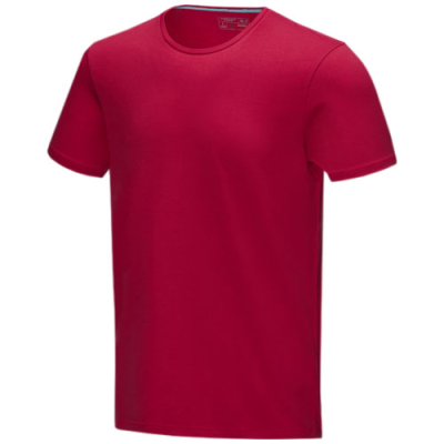 BALFOUR SHORT SLEEVE MENS ORGANIC TEE SHIRT in Red