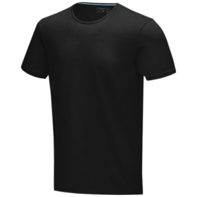 BALFOUR SHORT SLEEVE MENS ORGANIC TEE SHIRT in Solid Black