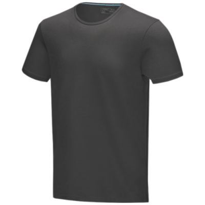 BALFOUR SHORT SLEEVE MENS ORGANIC TEE SHIRT in Storm Grey