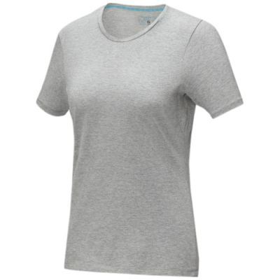 BALFOUR SHORT SLEEVE WOMENS ORGANIC TEE SHIRT in Grey Melange