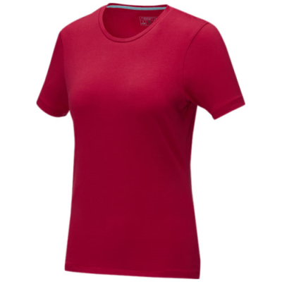 BALFOUR SHORT SLEEVE WOMENS ORGANIC TEE SHIRT in Red