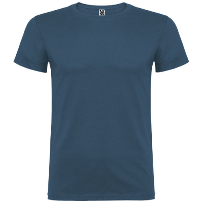 BEAGLE SHORT SLEEVE MENS TEE SHIRT in Moonlight Blue