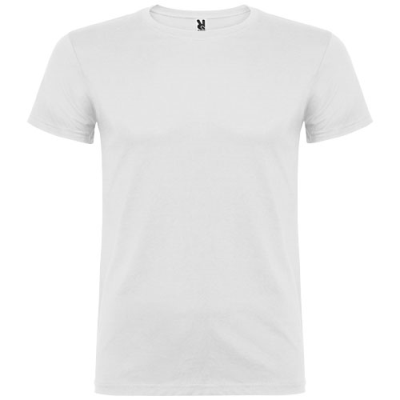 BEAGLE SHORT SLEEVE MENS TEE SHIRT in White