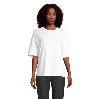 BOXY LADIES OVERSIZE TEE SHIRT in White