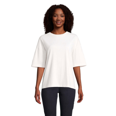 BOXY LADIES OVERSIZE TEE SHIRT in White