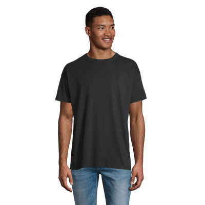 BOXY MEN OVERSIZED TEE SHIRT in Black