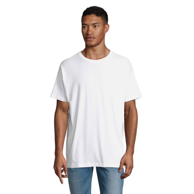 BOXY MEN OVERSIZED TEE SHIRT in White