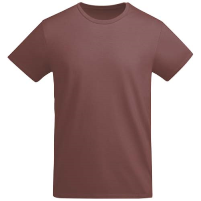 BREDA SHORT SLEEVE MENS TEE SHIRT in Pale Red