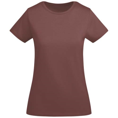 BREDA SHORT SLEEVE WOMENS TEE SHIRT in Pale Red