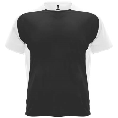 BUGATTI SHORT SLEEVE UNISEX SPORTS TEE SHIRT in Solid Black & White