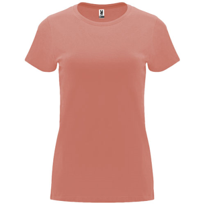 CAPRI SHORT SLEEVE WOMENS TEE SHIRT in Clay Orange