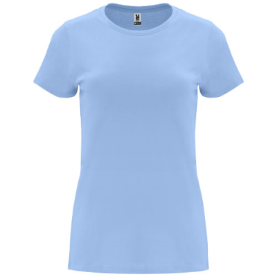 CAPRI SHORT SLEEVE WOMENS TEE SHIRT in Light Blue